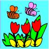 play Bees Coloring