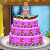 play Barbie Christmas Cake