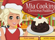 play Mia Cooking Christmas Pudding