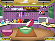 play Barbie Birthday Cake Recipe