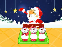 play Santa Velvet Cupcakes