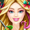 play Barbie Christmas Real Haircuts