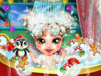 play Baby Christmas Bath