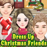 play Dress Up Christmas Friends
