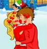 play Christmas Couple Kiss