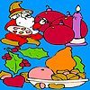 play Painter Father Christmas Coloring