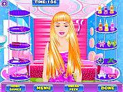 play Barbie Hairstyle Studio