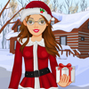 play Cute Christmas Girl Dress Up