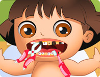 play Baby Dora Tooth Problems