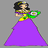 play Little Daisy Bride Coloring