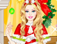 play Barbie Santa Princess Dress Up