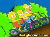 play Simpsons Bike Rally