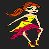 play Modern Dancer Girl Coloring