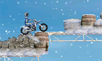 Winter Bike Stunts