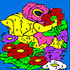 play Lovely Squirrel In The Garden Coloring