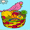 play Tropic Island And Parrot Coloring