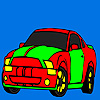 play Banded Car Coloring