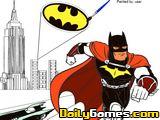 play Batman Cartoon Coloring