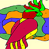 play Tropical Bird Coloring