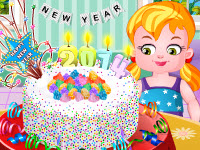 play New Year Confetti Cake