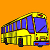 play Long Street Bus Coloring