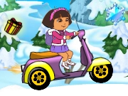 play Dora Winter Ride