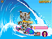 play Peppy'S Pet Caring - Surfer Cat