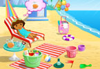 Dora At Beach