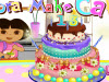 play Dora Make Cake