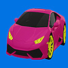 play Pink Hot Car Coloring