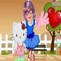 play Zoe With Hello Kitty Dress Up