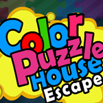 Color Puzzle House Escape