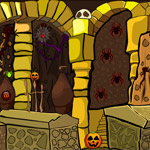 play Halloween Gold Bar Escape