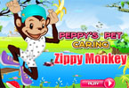 Peppy'S Pet Caring - Zippy Monkey