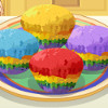 play Rainbow Muffins