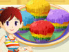 play Sara'S Cooking Class: Rainbow Muffins