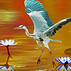 play Stork Flying Puzzle