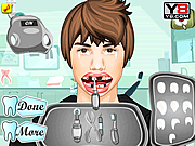 play Justin Bieber Dentist Cabinet