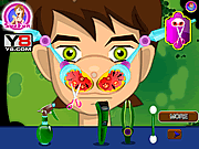 play Ben 10 Nose Doctor