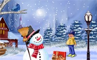 play Funky Frosty Decoration