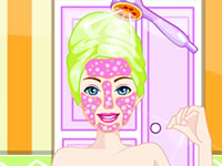 play Barbie Hair Spa And Facial