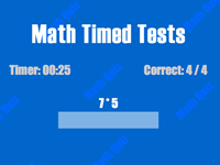 play Math Timed Tests