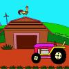 play Beautiful Tractor Coloring