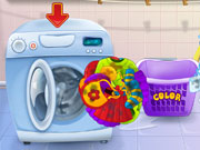 play Baby Minion Washing Clothes