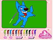play Adorable Dog Coloring