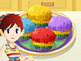play Sara'S Rainbow Muffins