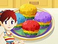 play Sara'S Rainbow Muffins