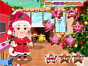 play Baby Hazel Christmas Dress Up