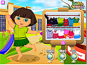 play Dora Schoolday Dressup