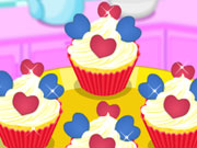 play Cute Heart Cupcakes